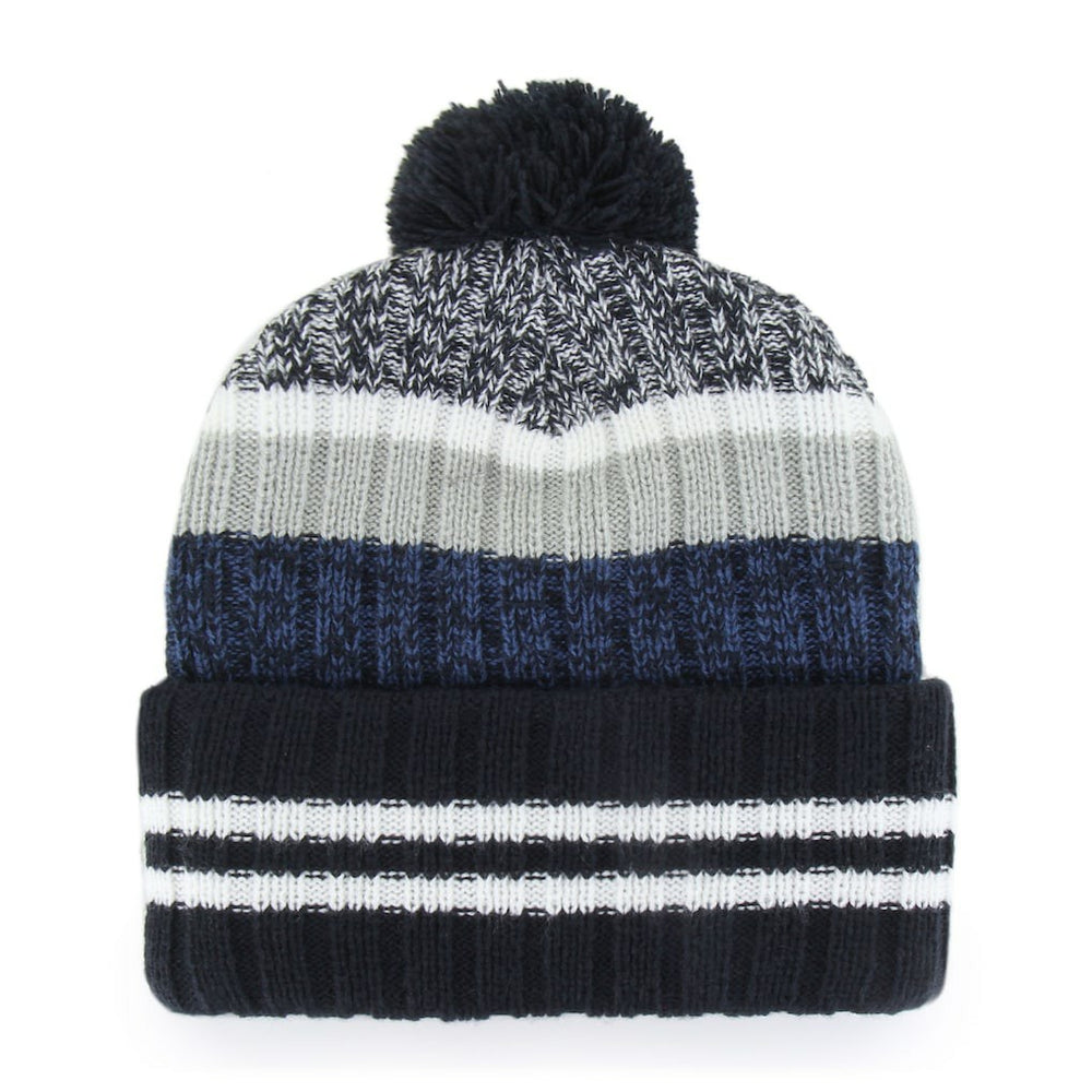 Dallas Cowboys '47 Quiver Cuffed Pom Knit Hat Navy - 47 brand