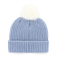 Dallas Cowboys '47 Women's Mellow Cuffed Knit Hat with Pom Light Blue - 47 brand