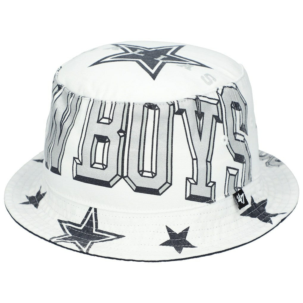 Dallas Cowboys '47 Women's Energize Bucket Hat White - 47 brand