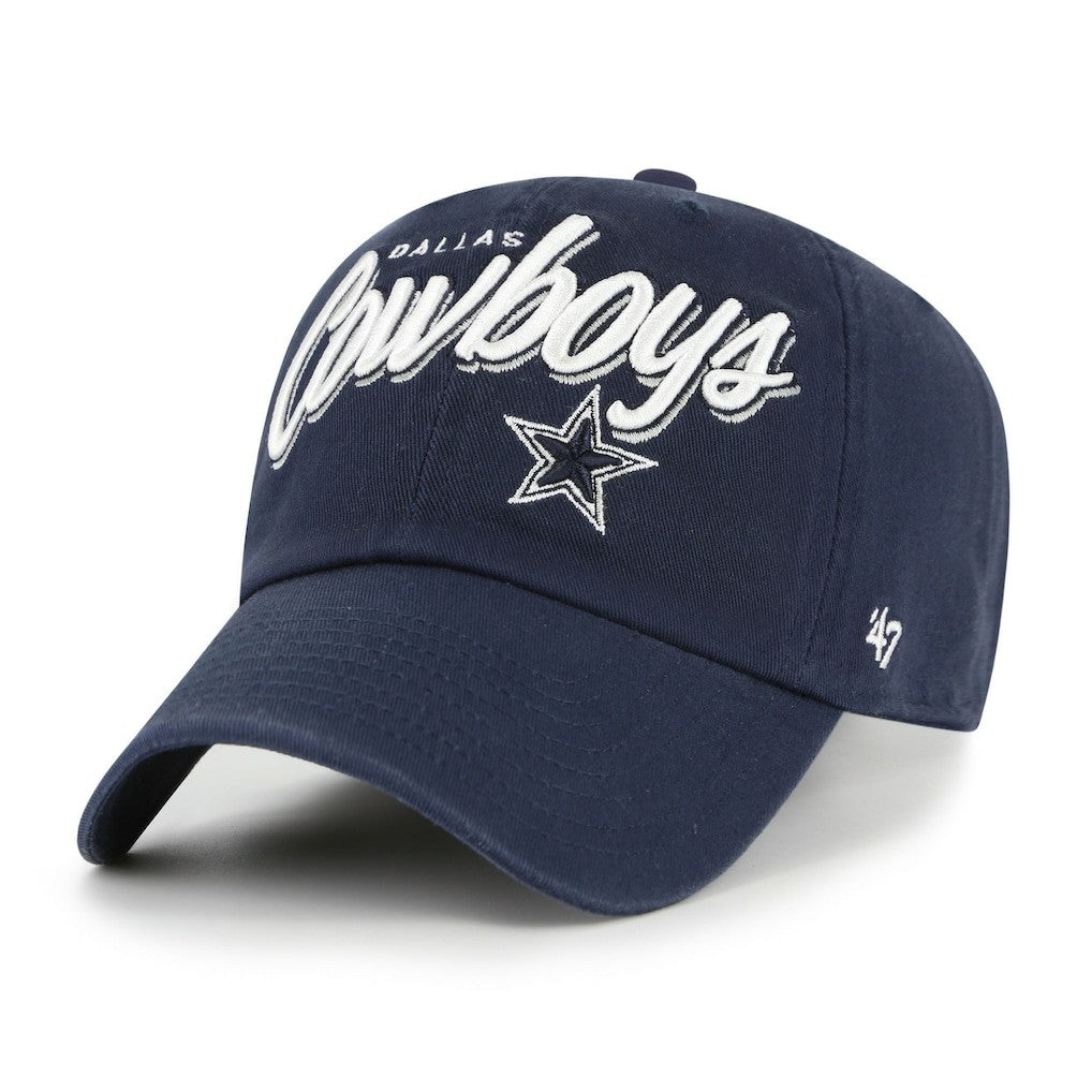 Dallas Cowboys '47 Women's Ariana Clean Up Adjustable Hat Navy - 47 brand