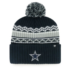 Dallas Cowboys '47 Youth Polar Vortex Cuffed Knit Hat with Pom Navy - 47 brand