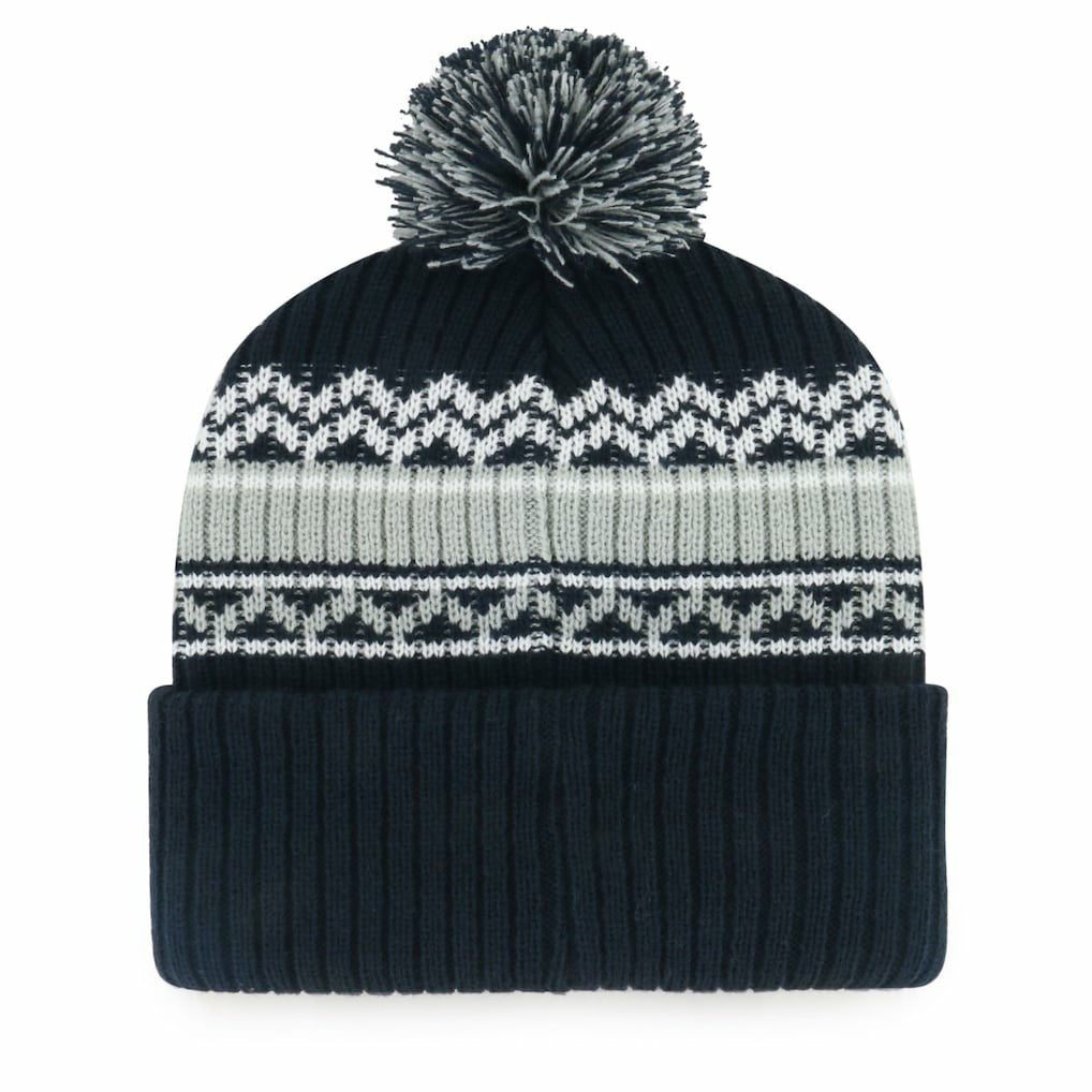 Dallas Cowboys '47 Youth Polar Vortex Cuffed Knit Hat with Pom Navy - 47 brand