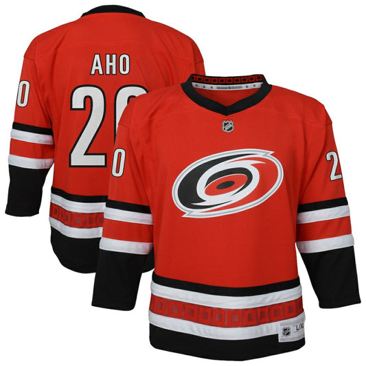 Sebastian Aho Carolina Hurricanes Outerstuff Youth Alternate Replica Jersey - Red | NHL Jerseys