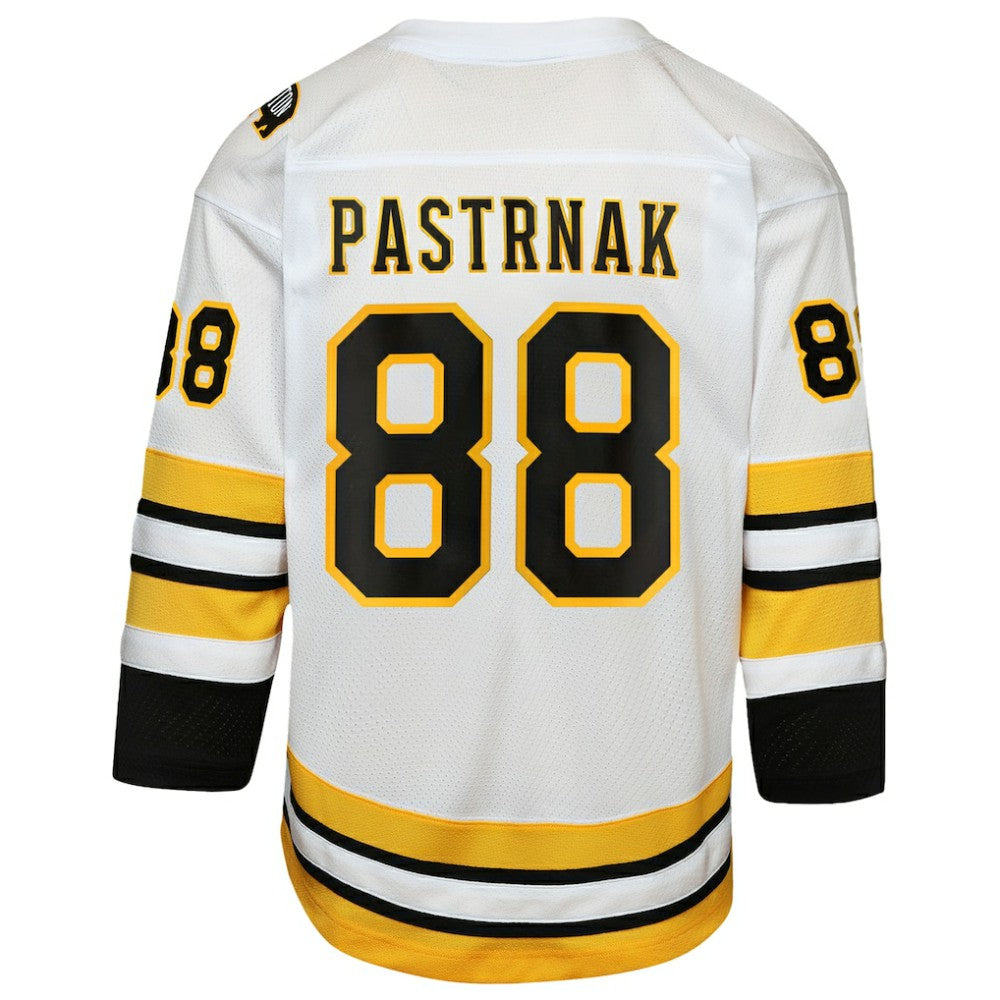 David Pastrnak Boston Bruins Youth Home Replica Player Jersey White