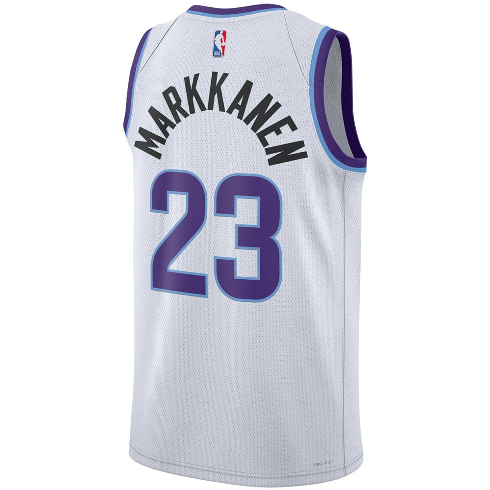 Nike - Lauri Markkanen Utah Jazz Unisex Swingman Jersey - Association Edition - White