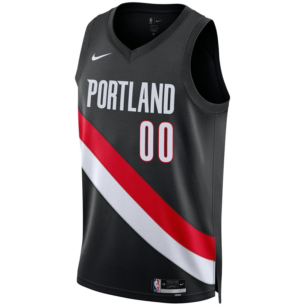 Nike - Scoot Henderson Portland Trail Blazers Unisex Swingman Jersey - Icon Edition - Black