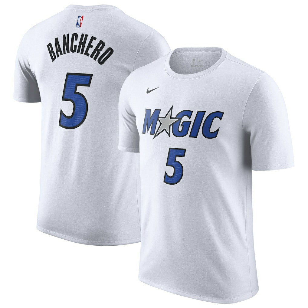 Nike - Paolo Banchero Orlando Magic Association Edition Name & Number T-Shirt - White