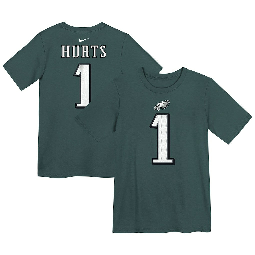 Jalen Hurts Philadelphia Eagles Preschool Player Name & Number T-Shirt Midnight Green - Nike