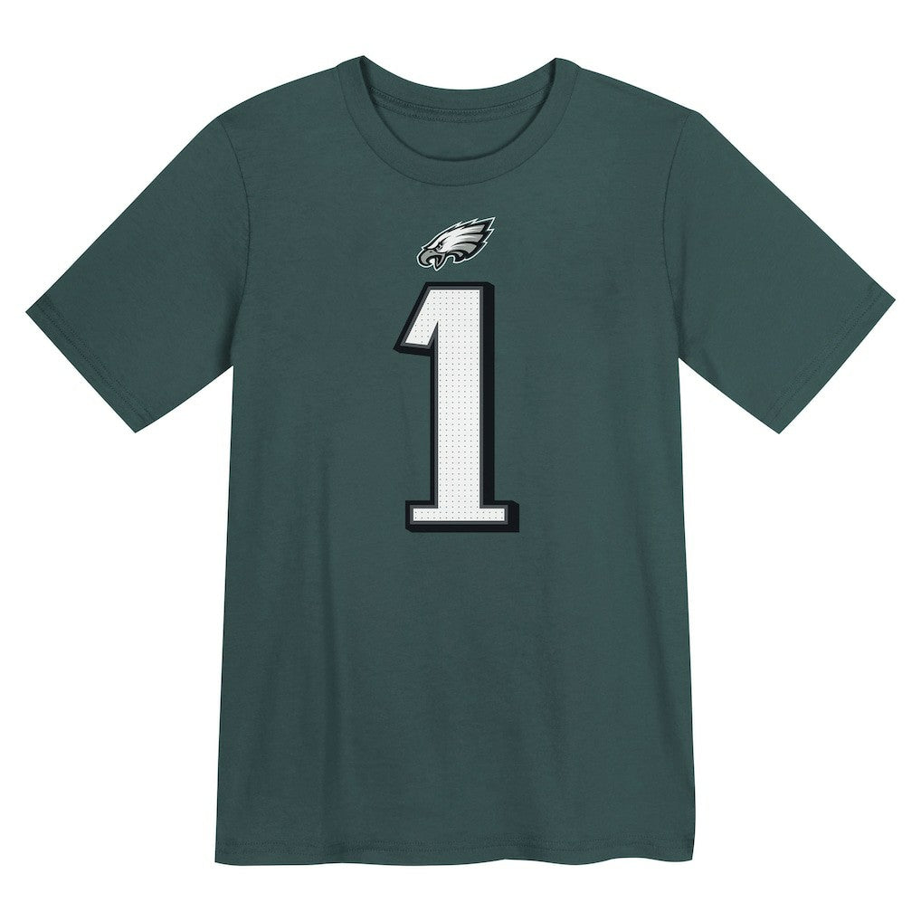 Jalen Hurts Philadelphia Eagles Preschool Player Name & Number T-Shirt Midnight Green - Nike