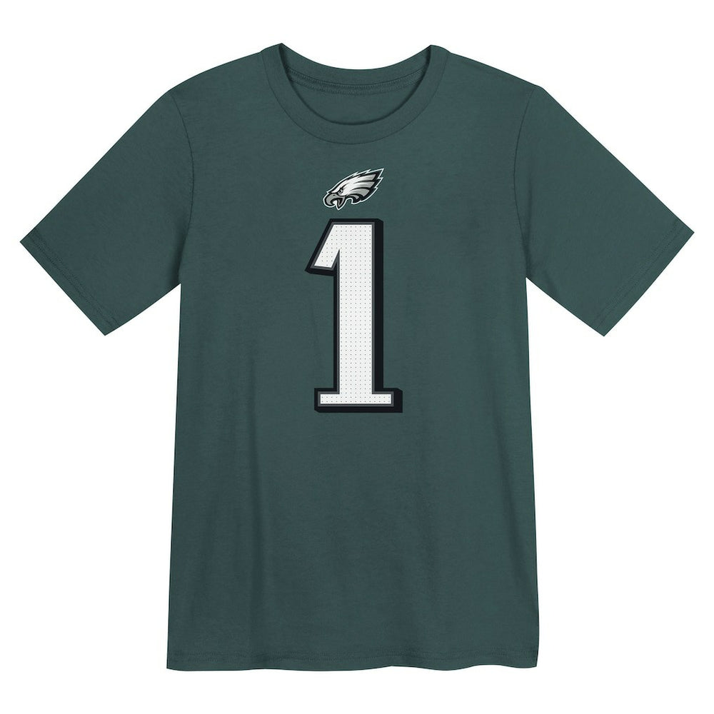 Jalen Hurts Philadelphia Eagles Preschool Player Name & Number T-Shirt Midnight Green - Nike