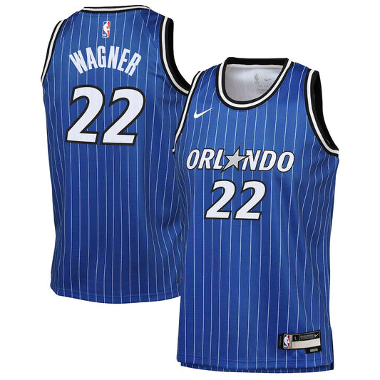 Franz Wagner Orlando Magic Youth Icon Edition Swingman Jersey - Blue | NBA Jerseys