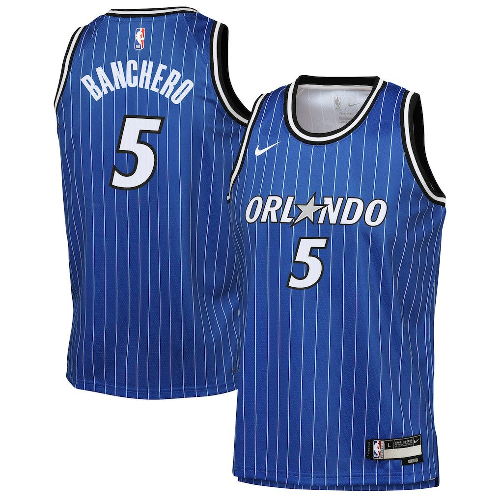 Nike - Paolo Banchero Orlando Magic Youth Icon Edition Swingman Jersey - Blue