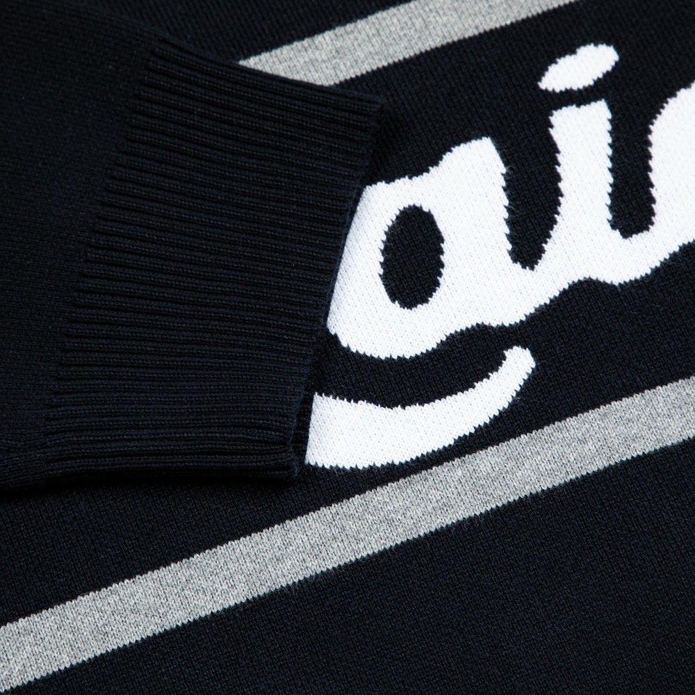 Las Vegas Raiders GOLF WANG Jacquard Pullover Sweater Black - NFL