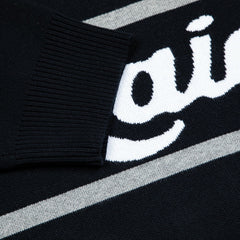 Las Vegas Raiders GOLF WANG Jacquard Pullover Sweater Black - NFL