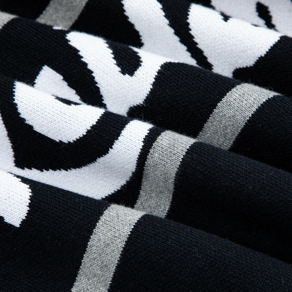 Las Vegas Raiders GOLF WANG Jacquard Pullover Sweater Black - NFL
