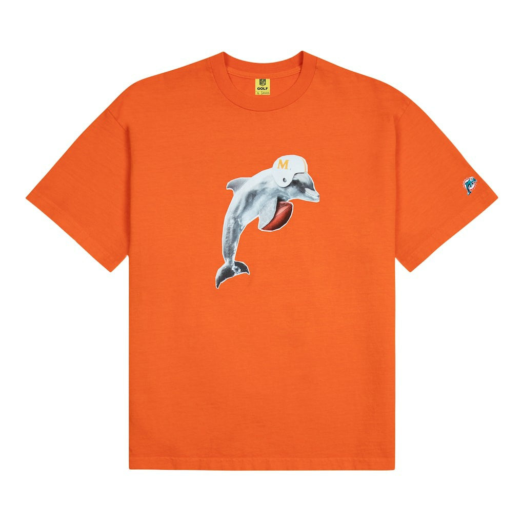 Miami Dolphins GOLF WANG Cutout T-Shirt Orange - NFL