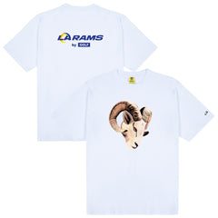 Los Angeles Rams GOLF WANG Cutout T-Shirt White - NFL