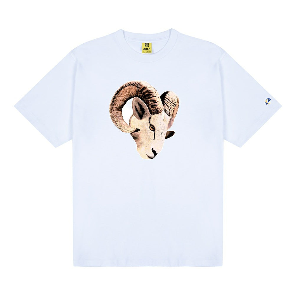 Los Angeles Rams GOLF WANG Cutout T-Shirt White - NFL
