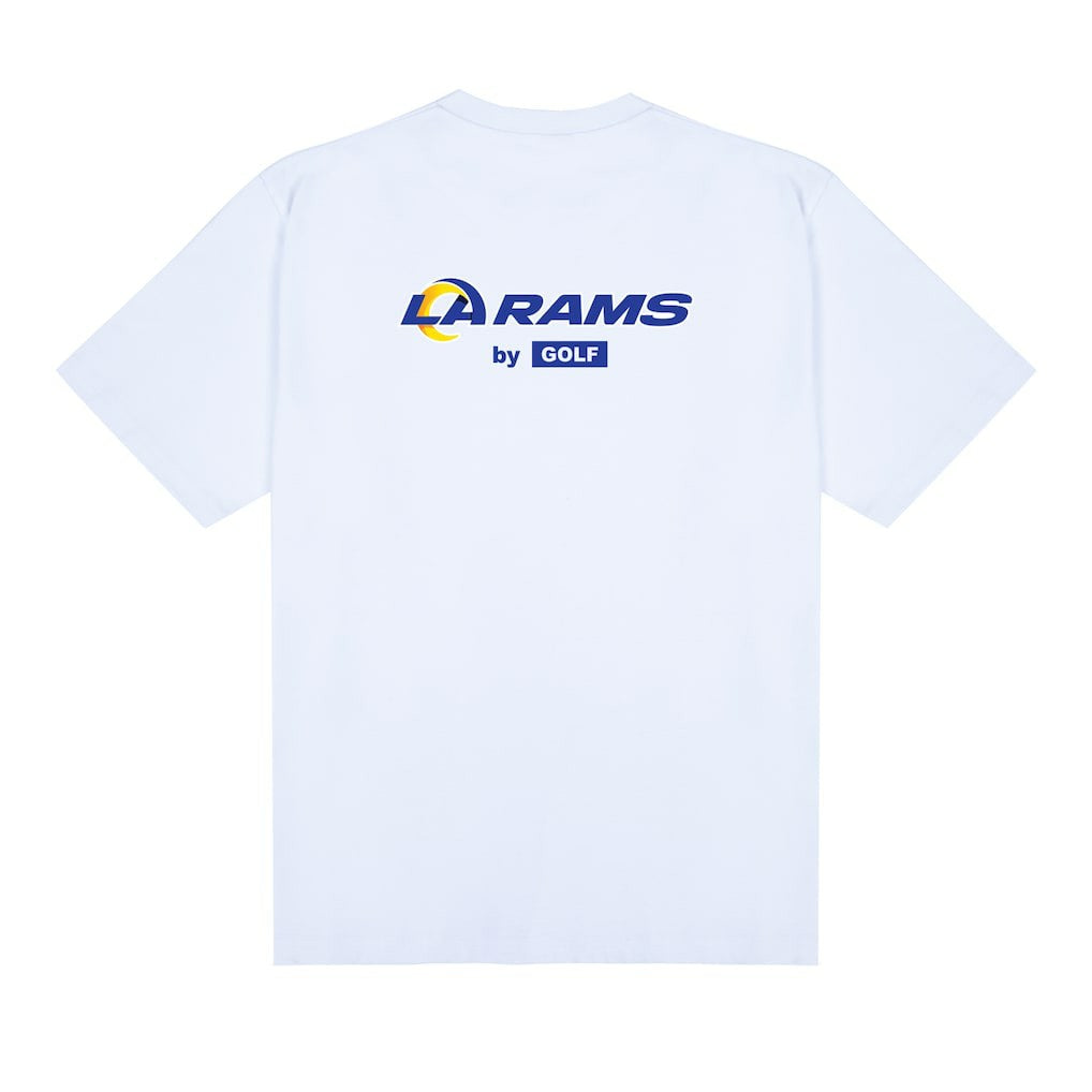 Los Angeles Rams GOLF WANG Cutout T-Shirt White - NFL