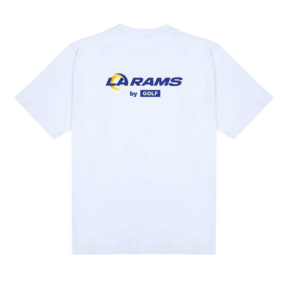 Los Angeles Rams GOLF WANG Cutout T-Shirt White - NFL