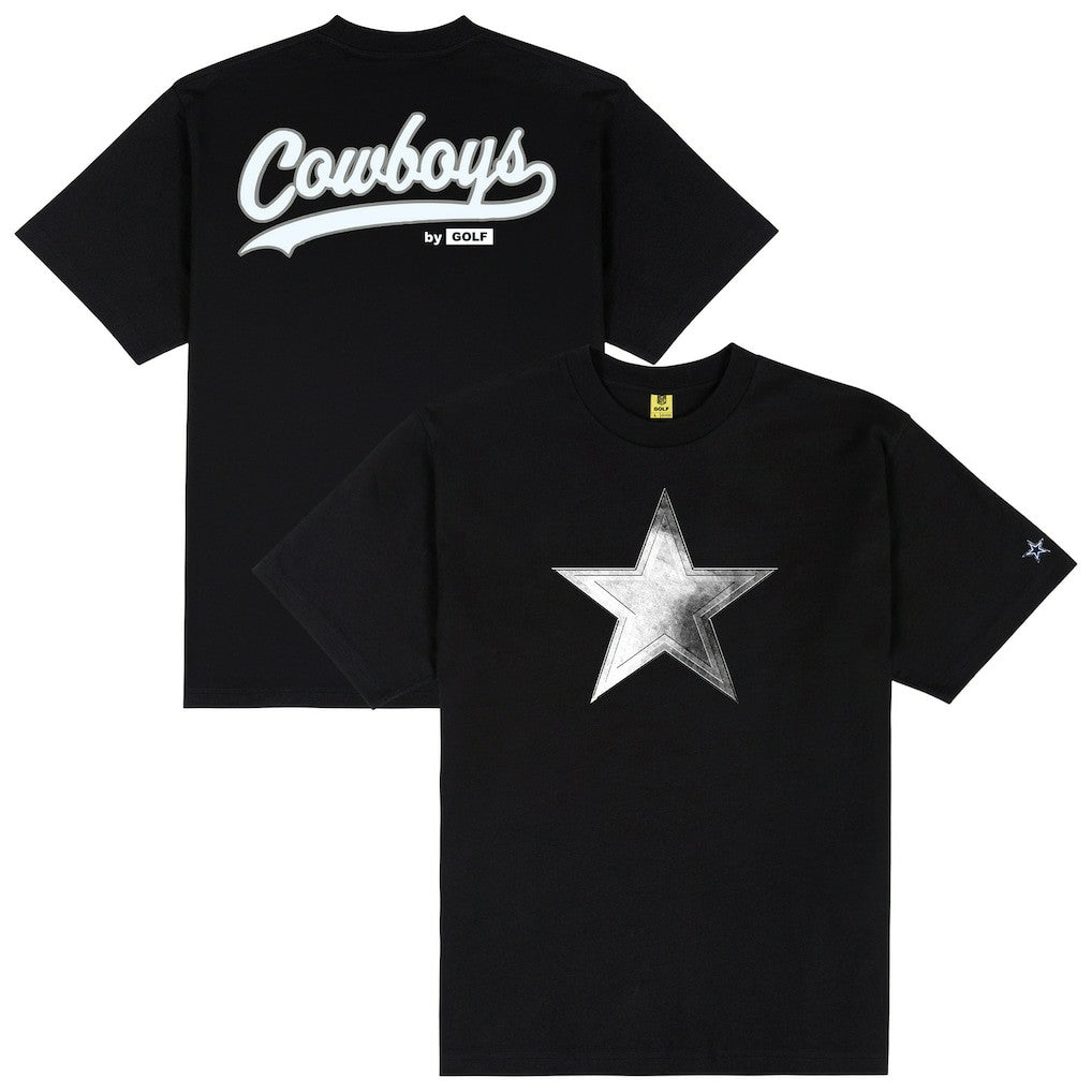 Dallas Cowboys GOLF WANG Cutout T-Shirt Black - NFL