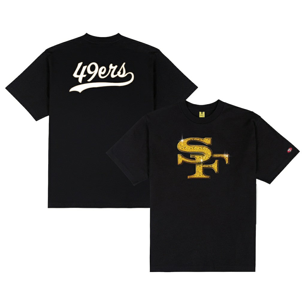 San Francisco 49ers GOLF WANG Cutout T-Shirt Black - NFL