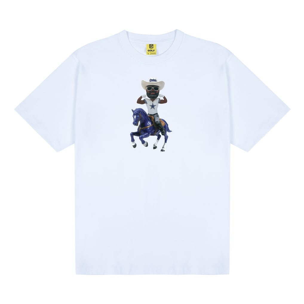 Dallas Cowboys GOLF WANG Bobblehead T-Shirt White - NFL
