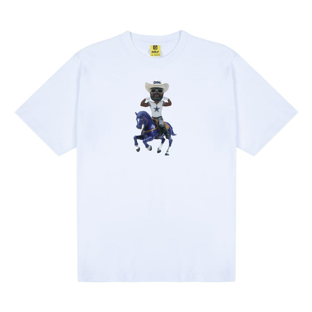 Dallas Cowboys GOLF WANG Bobblehead T-Shirt White - NFL