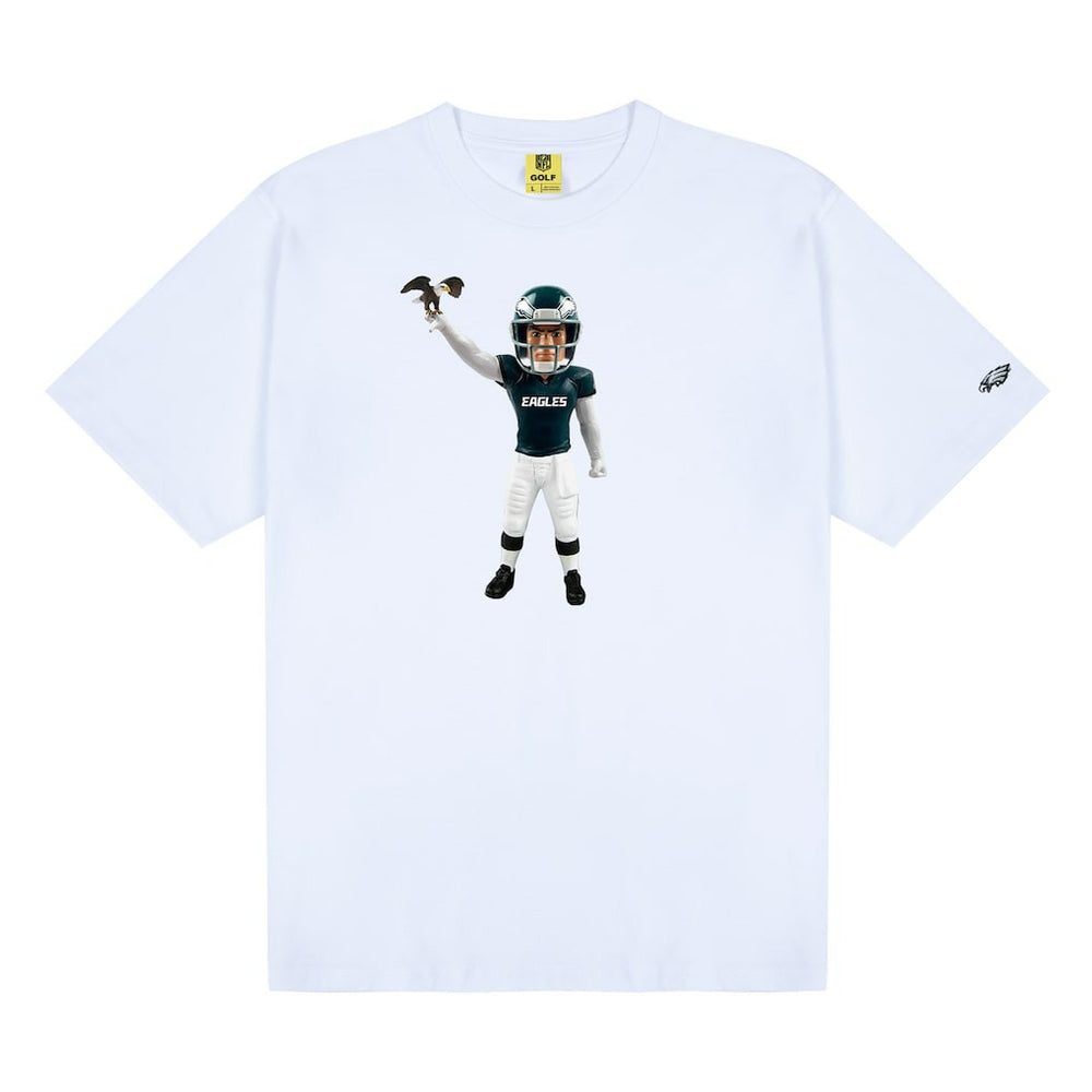 Philadelphia Eagles GOLF WANG Bobblehead T-Shirt White - NFL