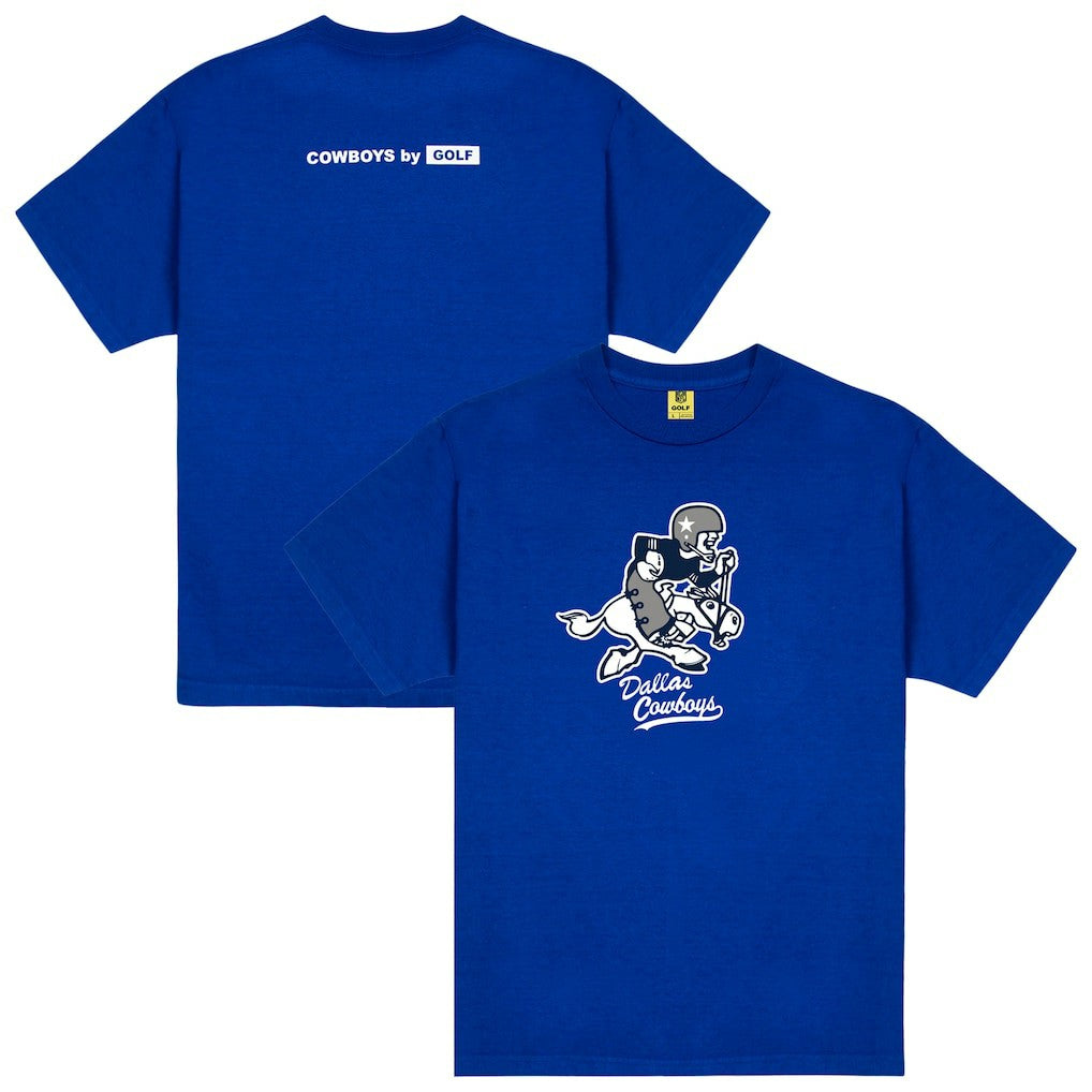 Dallas Cowboys GOLF WANG Motto T-Shirt Blue - NFL