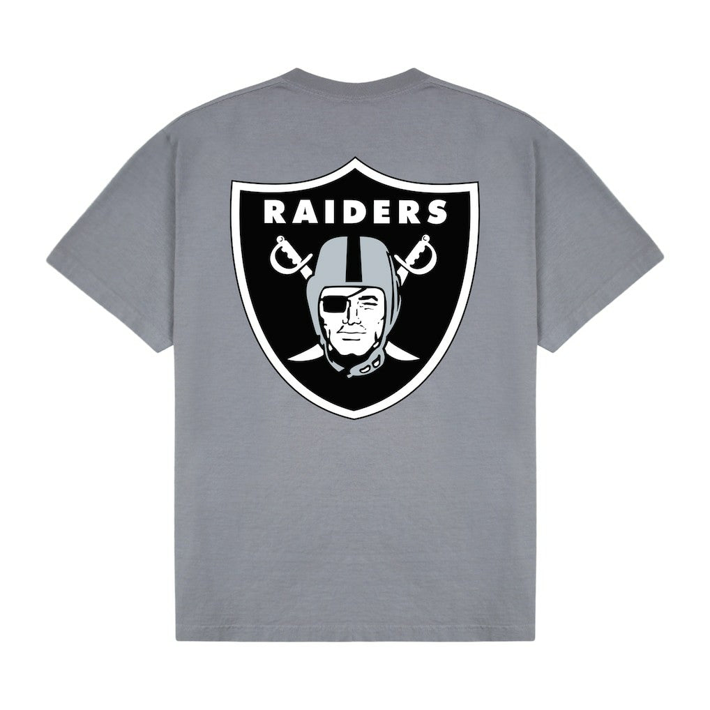 Las Vegas Raiders GOLF WANG Motto T-Shirt Silver - NFL