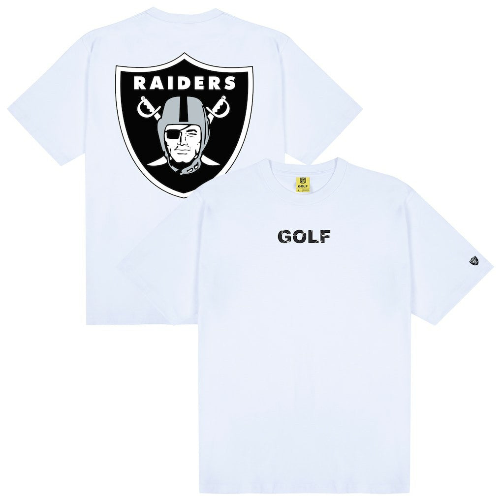 Las Vegas Raiders GOLF WANG Motto T-Shirt White - NFL