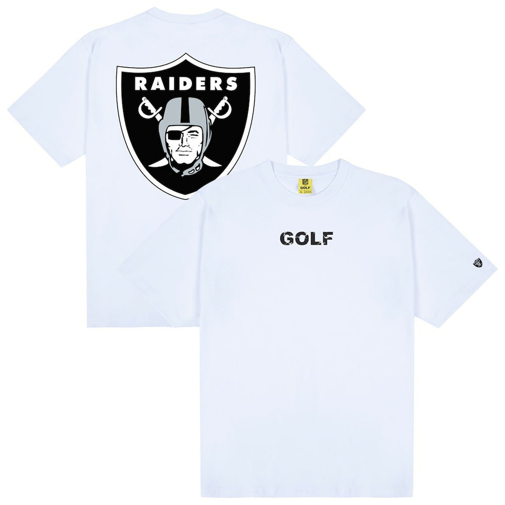 Las Vegas Raiders GOLF WANG Motto T-Shirt White - NFL