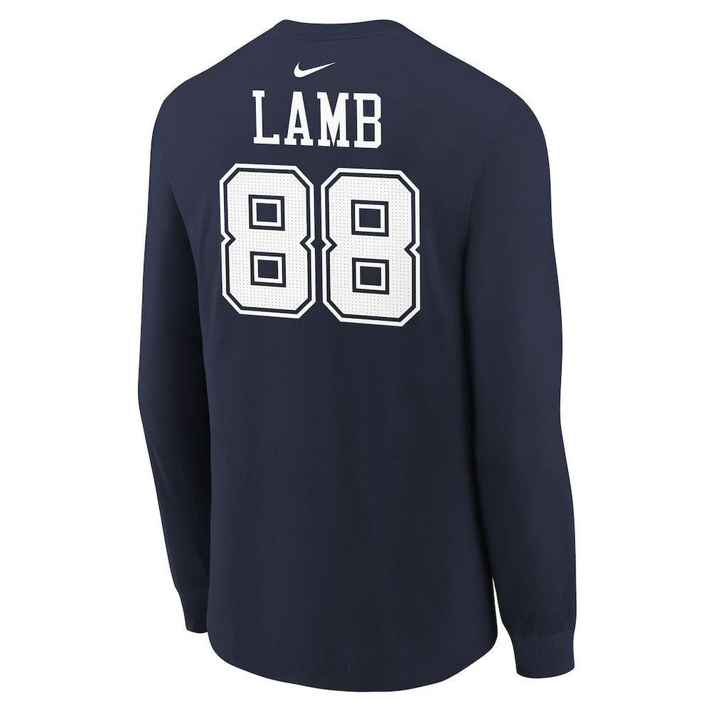 CeeDee Lamb Dallas Cowboys Youth Player Name & Number Long Sleeve T-Shirt Navy - Nike
