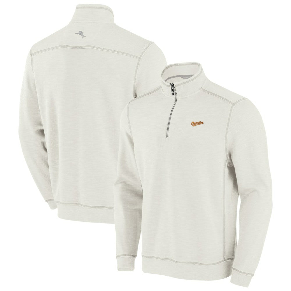 Baltimore Orioles Tommy Bahama Sport Tobago Bay Tri-Blend Half-Zip Sweatshirt Near Me
