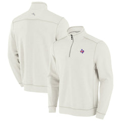 Texas Rangers Tommy Bahama Sport Tobago Bay Tri-Blend Half-Zip Sweatshirt Sale