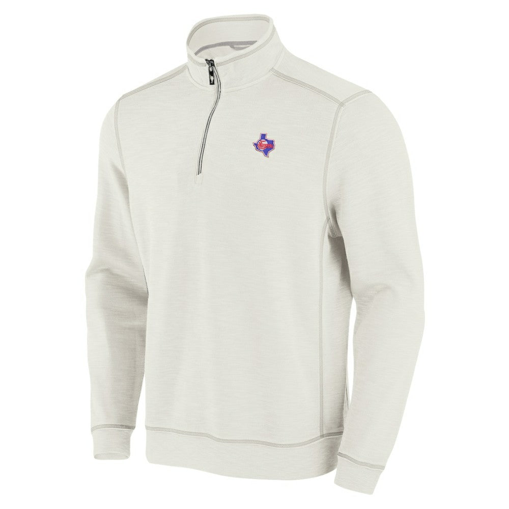 Texas Rangers Tommy Bahama Sport Tobago Bay Tri-Blend Half-Zip Sweatshirt Sale