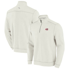 Cincinnati Reds Tommy Bahama Sport Tobago Bay Tri-Blend Half-Zip Sweatshirt Lifestyle