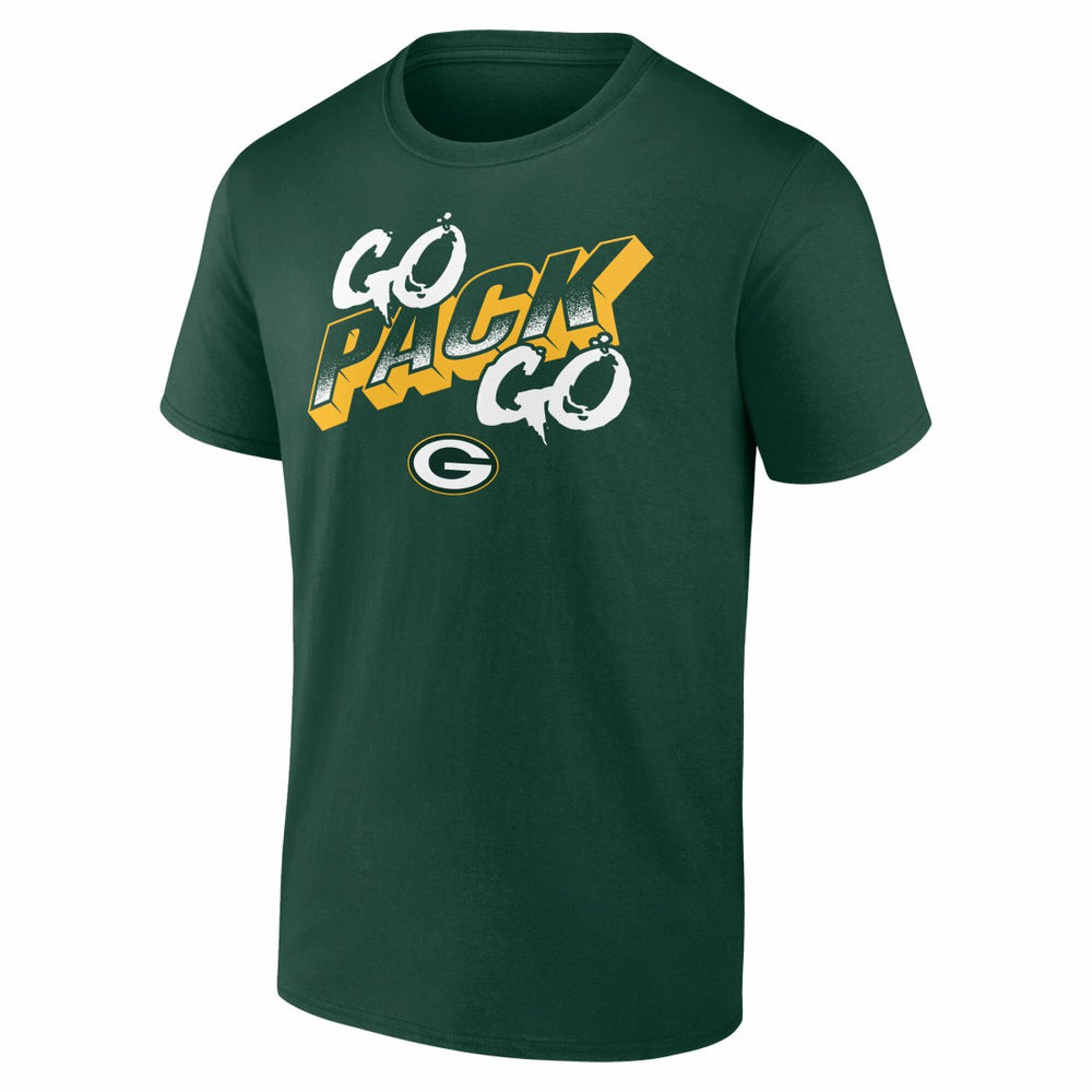 Green Bay Packers Go Pack Go T-Shirt Green - NFL