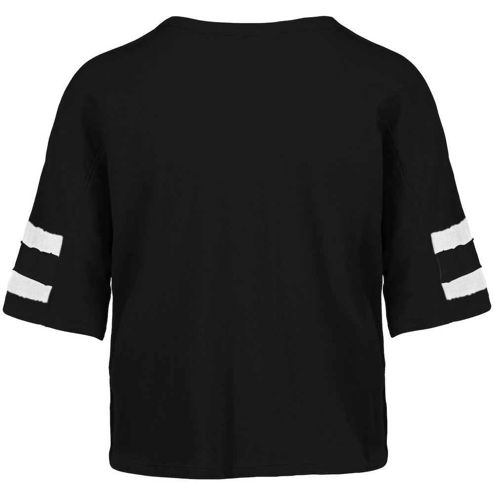 Miami Dolphins '47 Women's Premier Scout Cropped V-Neck T-Shirt Black - 47 brand