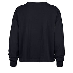 New England Patriots '47 Women's Muse Sydney Long Sleeve Cropped T-Shirt Navy - 47 brand