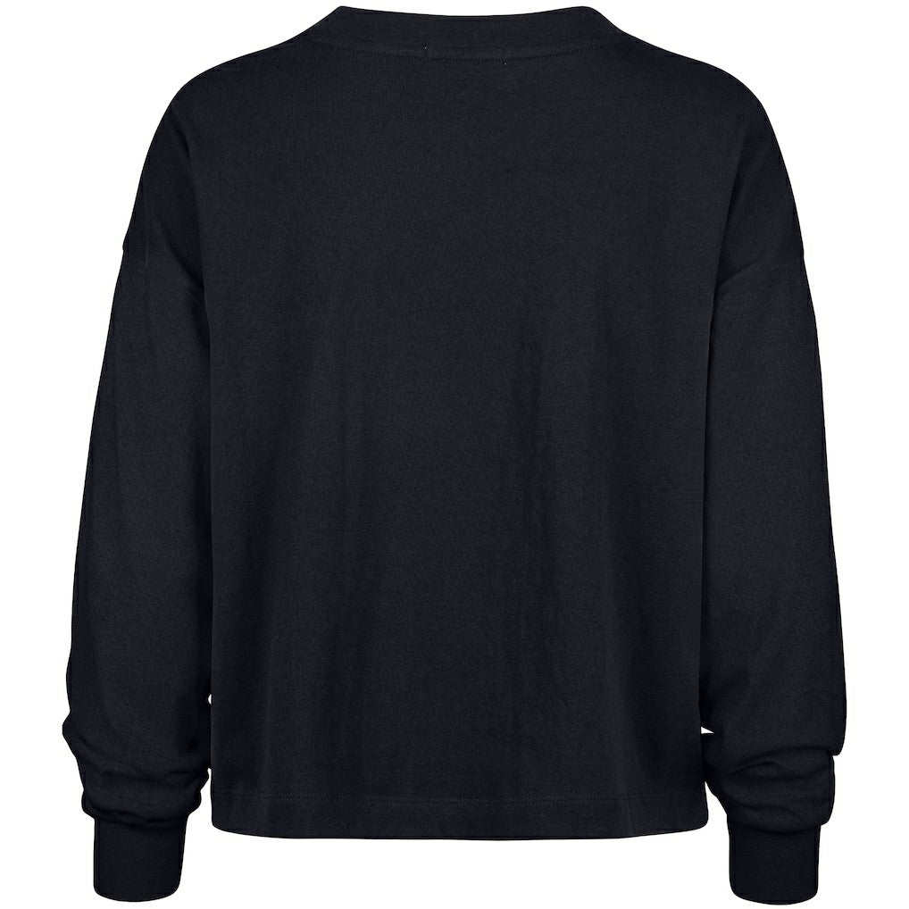 Chicago Bears '47 Women's Muse Sydney Long Sleeve Cropped T-Shirt Navy - 47 brand