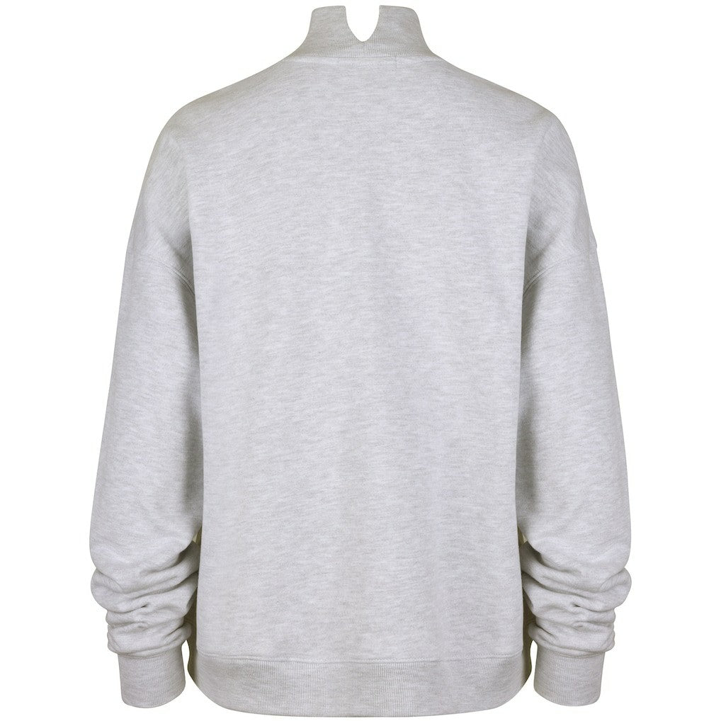Cleveland Browns '47 Women's Vantage Mock Neck Pullover Sweatshirt Heather Gray - 47 brand