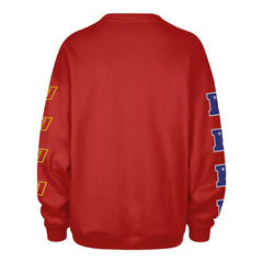 Washington Commanders '47 Women's Go Big Oversized Pullover Sweatshirt Burgundy - 47 brand
