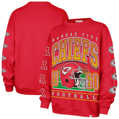 Kansas City Chiefs '47 Women's Go Big Oversized Pullover Sweatshirt Red - 47 brand