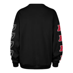 Las Vegas Raiders '47 Women's Go Big Oversized Pullover Sweatshirt Black - 47 brand