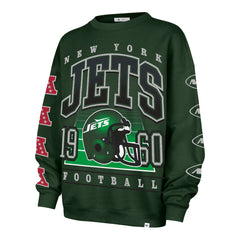 New York Jets '47 Women's Go Big Oversized Pullover Sweatshirt Green - 47 brand