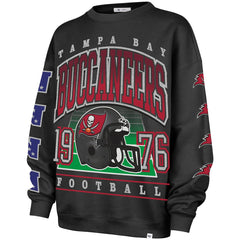 Tampa Bay Buccaneers '47 Women's Go Big Oversized Pullover Sweatshirt Charcoal - 47 brand