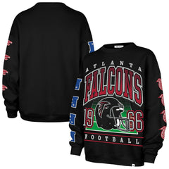 Atlanta Falcons '47 Women's Go Big Oversized Pullover Sweatshirt Black - 47 brand