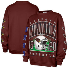Arizona Cardinals '47 Women's Go Big Oversized Pullover Sweatshirt Cardinal - 47 brand